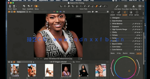  Capture One Pro 22高级色彩校正与调色技术视频教程(图1)