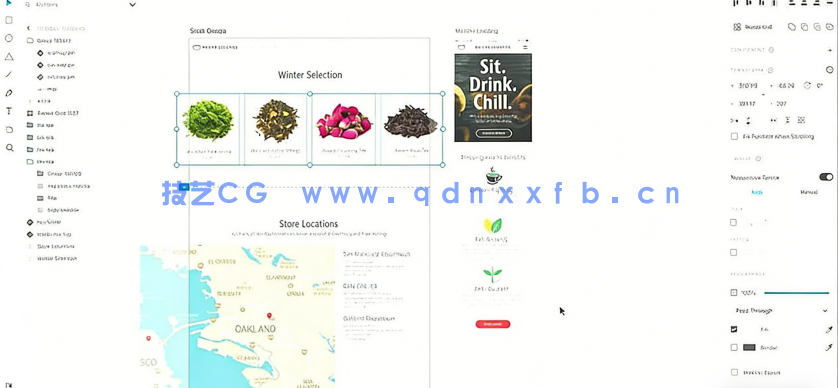 Adobe XD创建各种屏幕布局基础培训视频教程(图3)