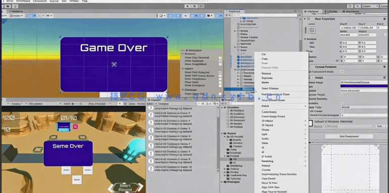 Unity科幻塔防游戏实例制作视频教程(图6)