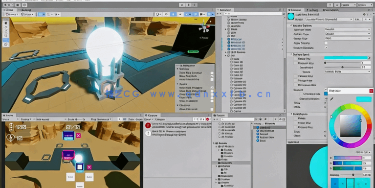 Unity科幻塔防游戏实例制作视频教程(图3)