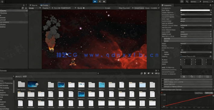Unity 2D太空射击游戏制作流程视频教程(图2)