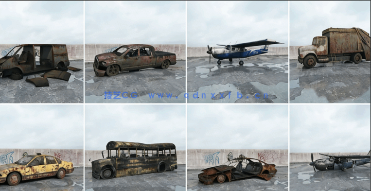 废墟/废弃楼/毁坏的汽车(图7)