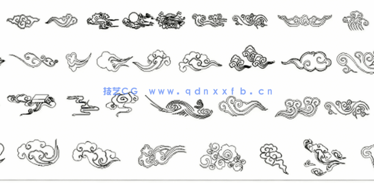 中式雕花CAD图库CAD角花CAD角线CAD花格窗CAD镂空雕花窗(图2)