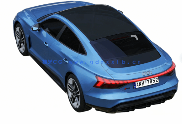 现代奥迪汽车3D模型(图1)