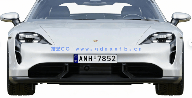 现代保时捷汽车 跑车 3D模型(图3)