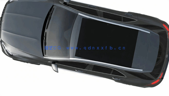 现代梅赛德斯奔驰GLE 轿车 跑车 3D模型(图3)