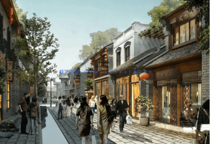 18套商业街CAD步行街CAD商业综合体CAD商业街景观CAD商业街建筑CAD商业街效果图(图3)