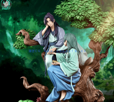 [3D打印人物] 猫猫与壬氏《药师少女的呢喃》动漫角色雕刻手办3D打印模型(图3)