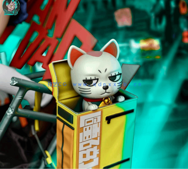 [3D打印人物] 绫濑桃Momo Ayase战斗姿势《当哒当》动漫角色雕刻手办3D(图4)