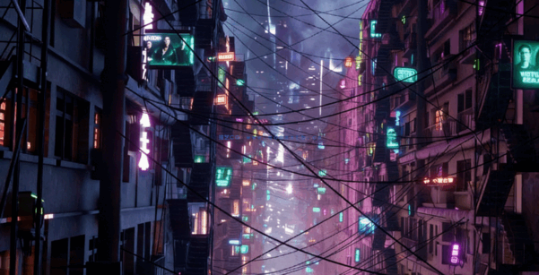 [建筑景观] Blender赛博朋克未来科技数字城市建筑环境场景3D模型 Icity插件(图3)