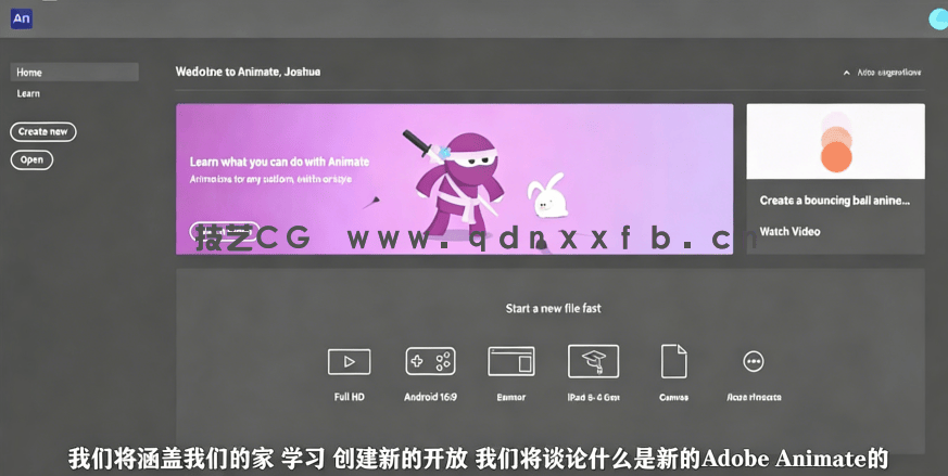  【中文字幕】Adob Animate初学者视频制作动画视频教程(图4)