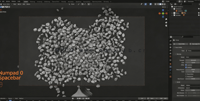Blender巧克力饼干产品可视化制作大师班视频教程(图2)