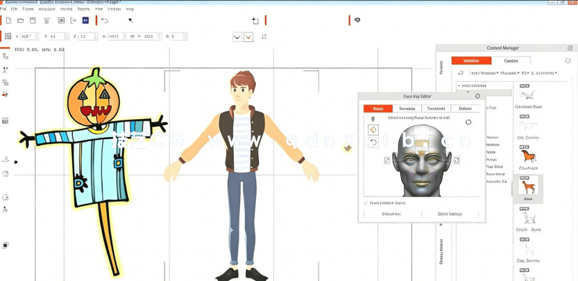  Cartoon Animator4创建2D 角色图形动画视频教程(图3)