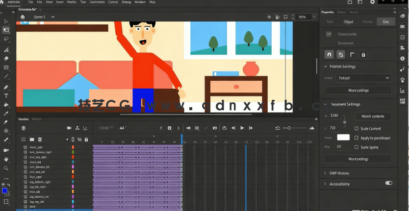 Adobe Animate初学者创建矢量角色图形动画视频教程(图3)