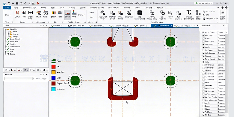 Tekla建筑钢筋混凝土结构设计训练视频教程(图4)