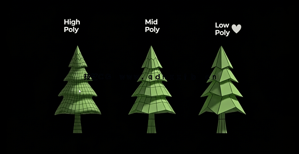 Blender与Unity低多边形游戏场景建模制作视频教程(图2)