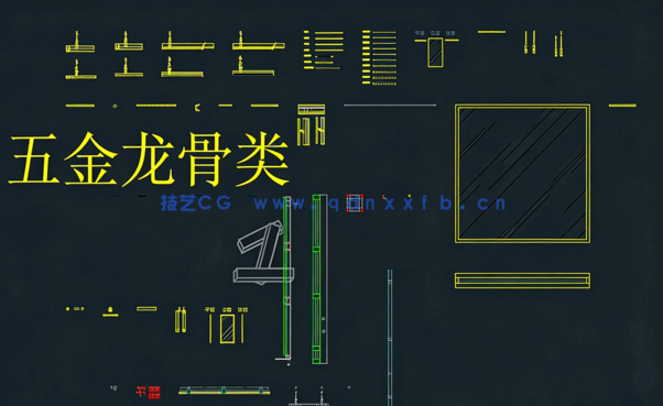 2022年立面构件cad动态图块(图2)