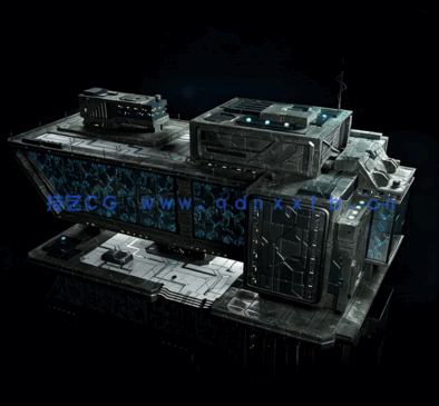 Kitbash3D-Sci-Fi Industrial[科幻工业建筑3d模型]fbx,obj3d模型(图4)