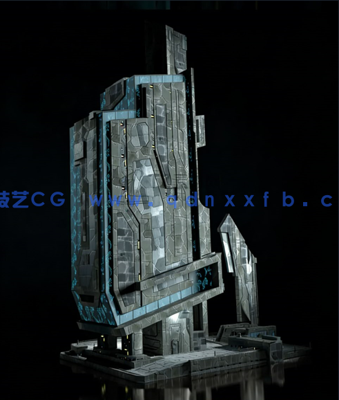 Kitbash3D-Sci-Fi Industrial[科幻工业建筑3d模型]fbx,obj3d模型(图5)