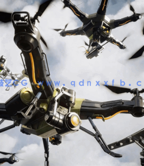Kitbash3D-Vehicles：Drones[交通工具：无人机 3d模型]fbx obj(图1)