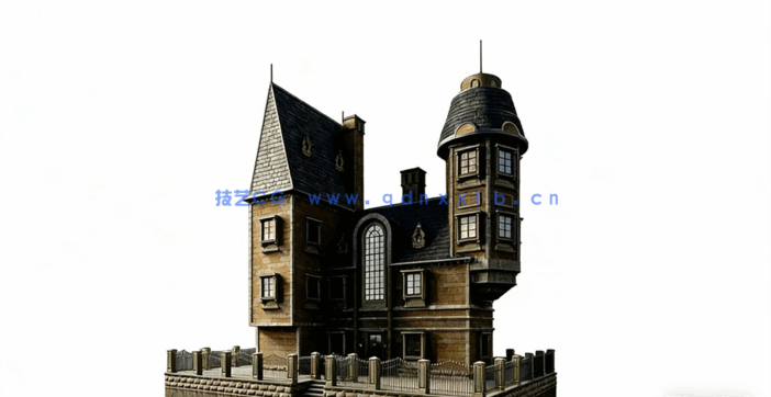 Kitbash3D-kitbash 3d Art Nouveau新艺术古典建筑(图5)