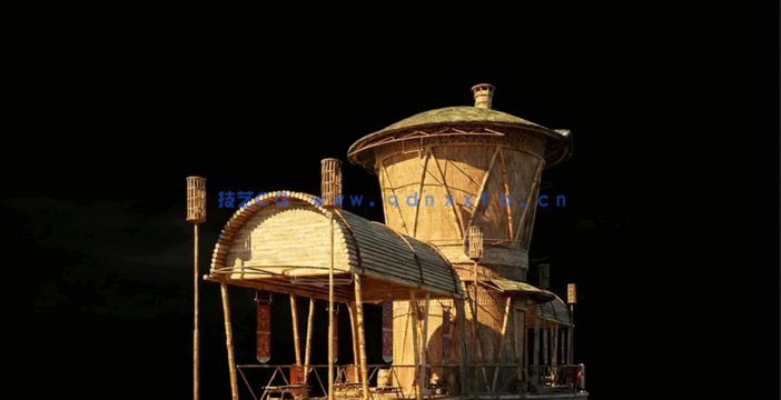 Kitbash3D-Gaea[盖亚竹风建筑模型](图4)