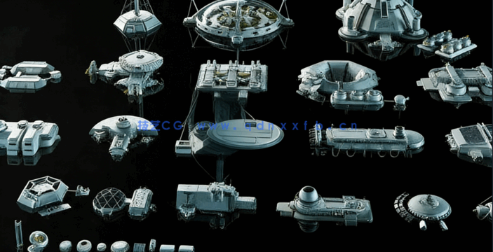Kitbash3D-Lunar Base[月球基地建筑](图2)