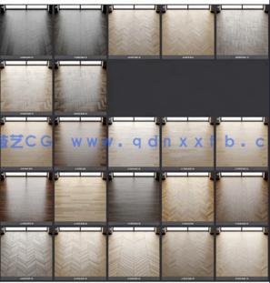 22个高品质贴图木地板corona材质(图1)