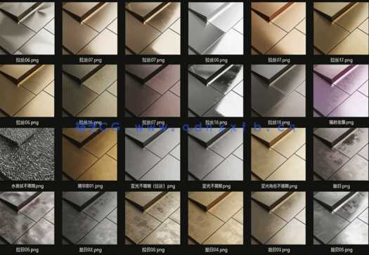 58个高品质金属corona材质(图2)