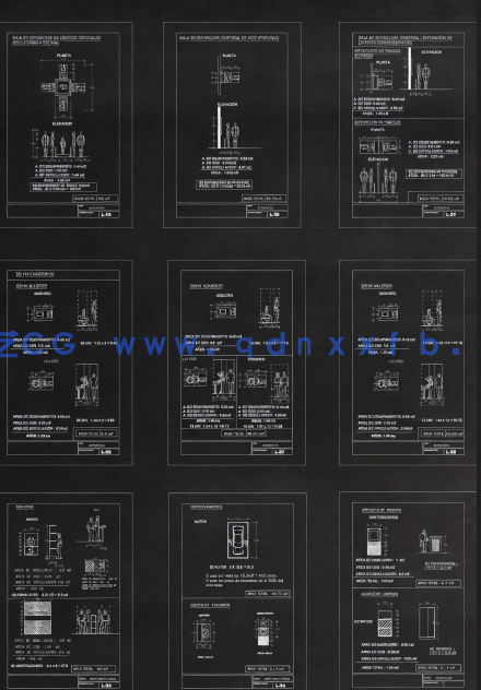 室内人体工程学CAD合集(图2)