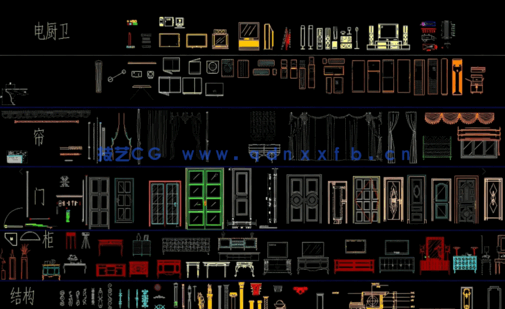 常用的CAD综合图库图块下载(图2)