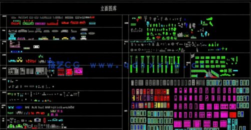 很全面的设计综合CAD图库图块免费下载(图3)