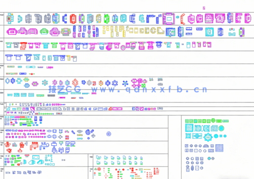 很全面的设计综合CAD图库图块免费下载(图5)