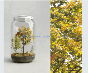  角落树PNG免抠素材Forest/Digital Vol. 3 – Corner trees(图4)