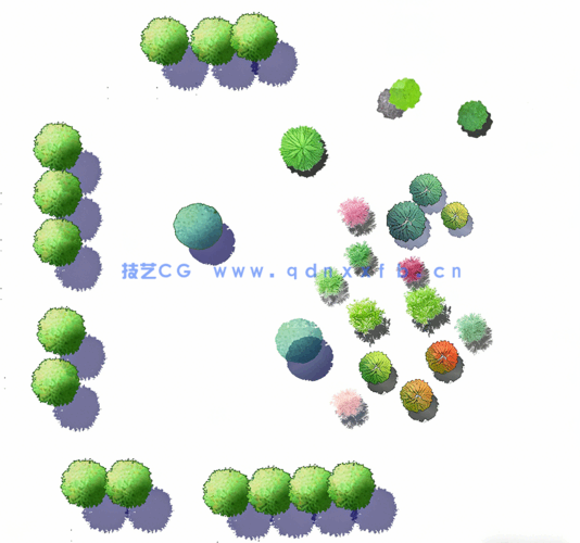  PSD手绘风平面植物免扣素材(图4)