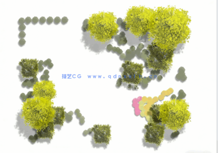  PSD小清新平面植物素材(图1)