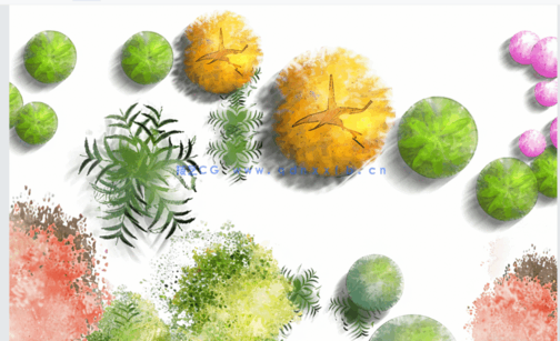  PSD小清新平面植物素材(图2)