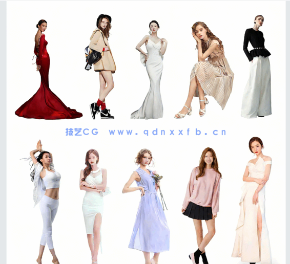 PS数百款PSD免扣人物素材(图3)