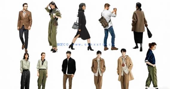 PS数百款PSD免扣人物素材(图5)