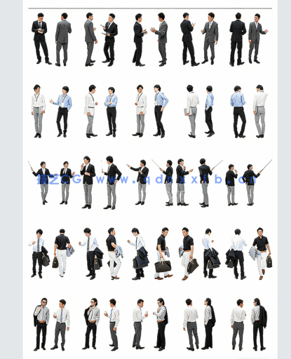  商务人物免抠图素材(图3)