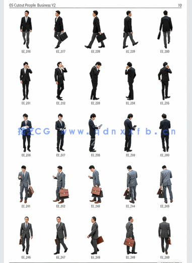  商务人物免抠图素材(图6)