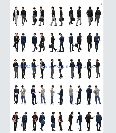  商务人物免抠图素材(图7)