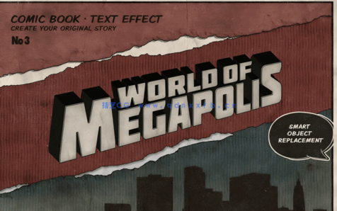 超萌卡通风格文字效果PS字模模版(图1)