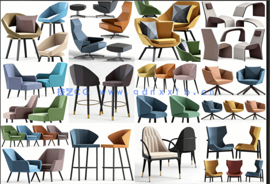 3DSKY椅子3Dmax模型(图3)