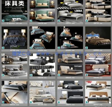 3dsky&床具类3D模型-PM项目管理器(图5)