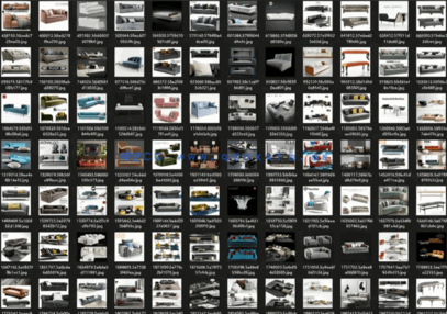 3dsky模型沙发858个(图2)