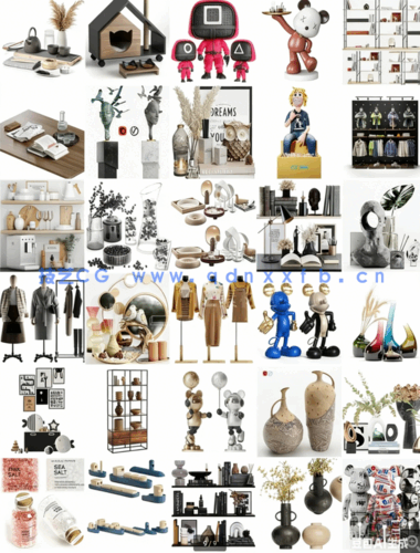 3DSKY -- 高精3DMAX模型-装饰摆件(图5)