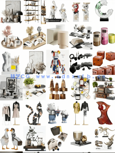 3DSKY -- 高精3DMAX模型-装饰摆件(图3)