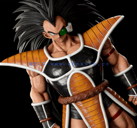 [3D打印人物] 拉蒂兹Raditz《七龙珠》动漫角色雕刻手办3D打印模型(图1)
