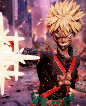 [3D打印人物] 爆豪胜己Katsuki Bakugo《我的英雄学院》动漫角色雕刻手办(图1)